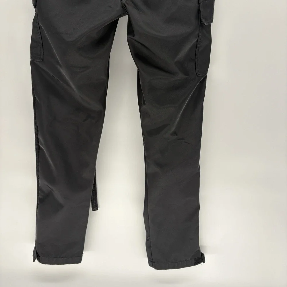 MNML Nylon Track Cargo Pants Button & Zip Leg Opium Avantgarde Rick Style Men 28